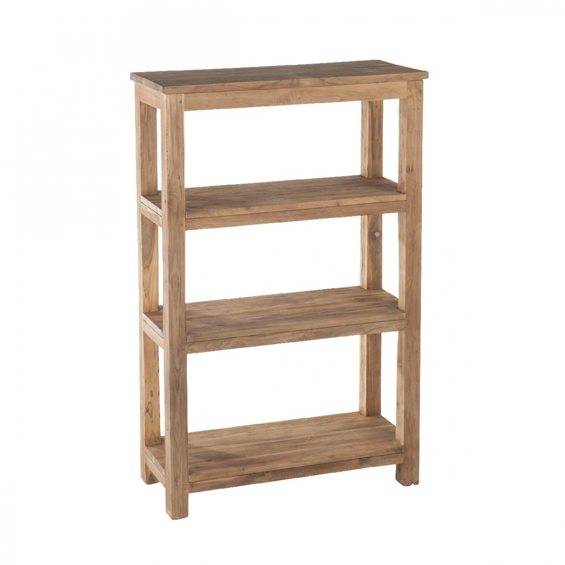 Etagère 4 niveaux Drift en Teck recyclé brossé - Naturel