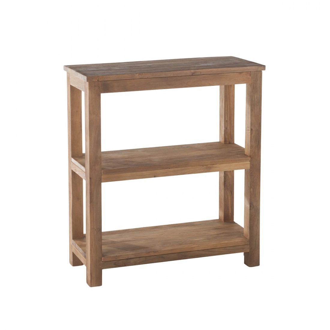 Etagère 3 niveaux Drift en Teck recyclé brossé - Naturel