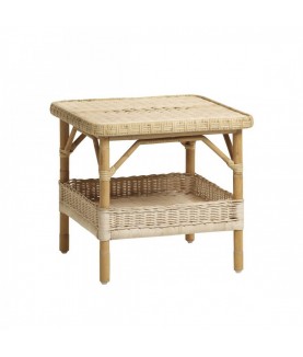 Table basse Nantucket en Moelle de Rotin Naturel 