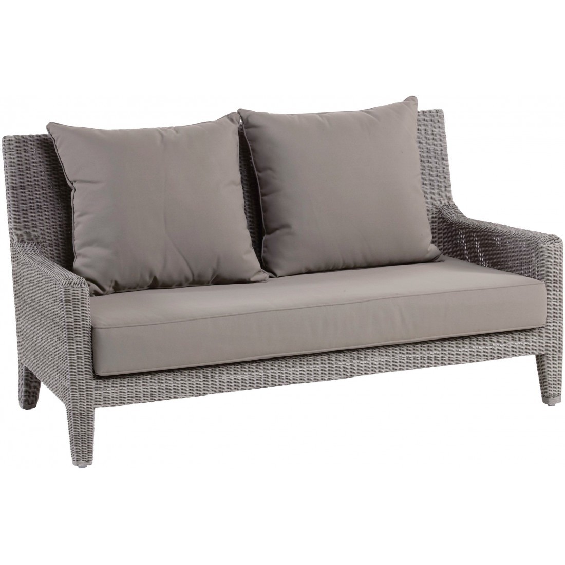 Canapé de jardin résine Allan galet