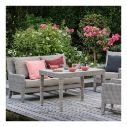 Canapé de jardin résine Allan galet