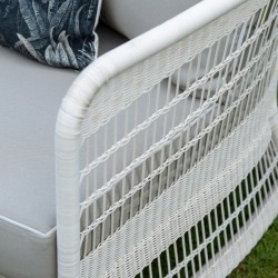 Canapé de jardin 2 places résine Biarritz