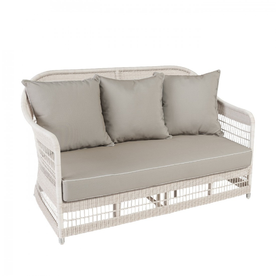 Canapé de jardin 2 places résine Biarritz