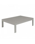 Table basse Sienna 100x70 alu gris béton