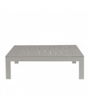 Table basse Sienna 100x70 alu gris béton