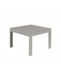 Table basse Sienna 60x60 alu gris béton
