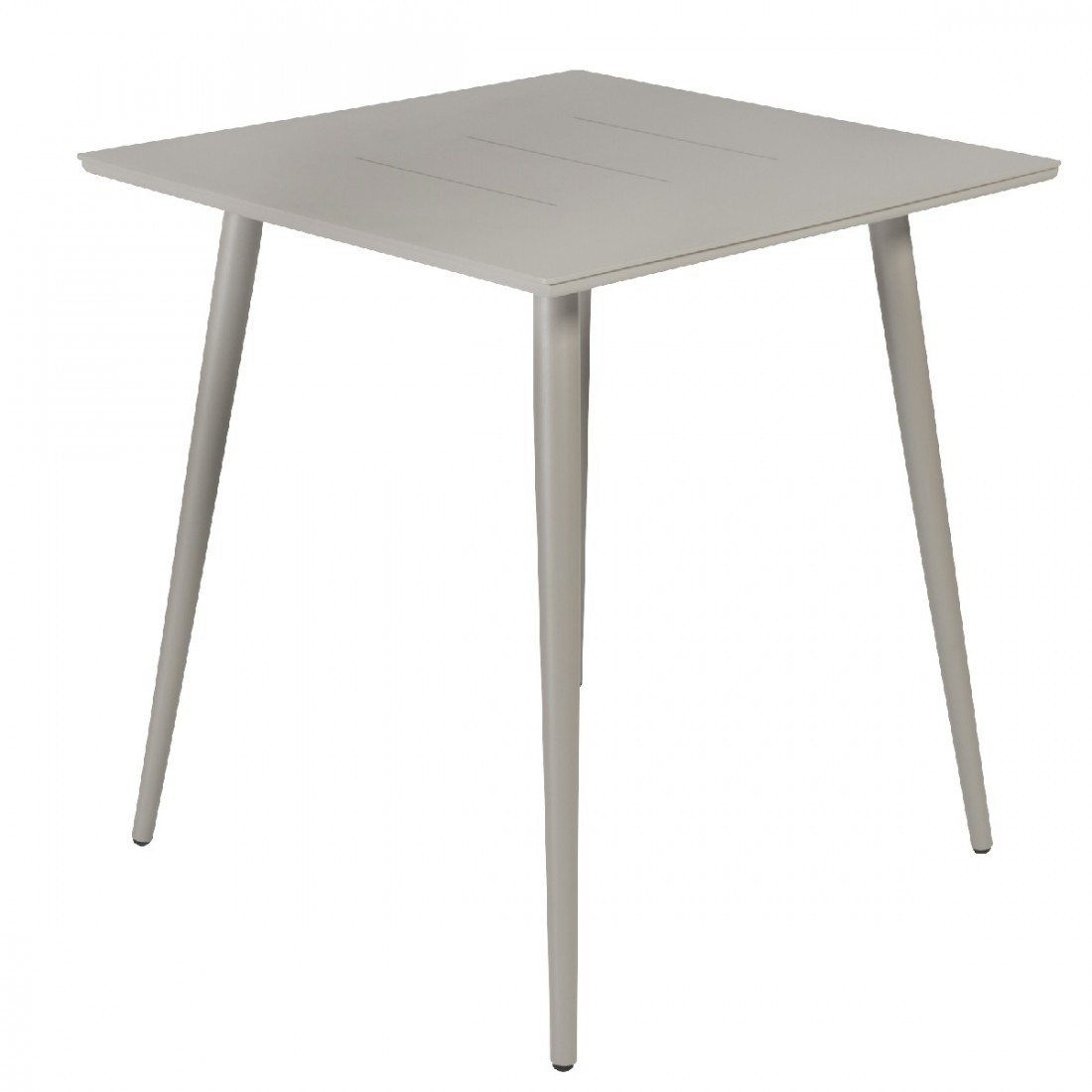 Guéridon Sienna 70x70 alu gris béton