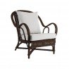 Fauteuil en rotin Nantucket laqué Chocolat IOD Design