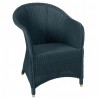fauteuil-lloyd-loom-sidonie- finition bleu paon