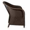 fauteuil-lloyd-loom-sidonie- finition chocolat