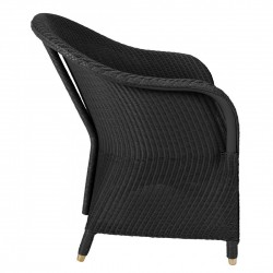 fauteuil-lloyd-loom-sidonie- finition noir
