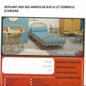 Lit en rotin Corbeille 90x190 - Vintage