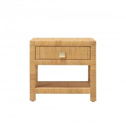 Table de chevet rotin et cannage SAIGON