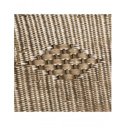 Fauteuil enfant Swan patine en moelle de rotin