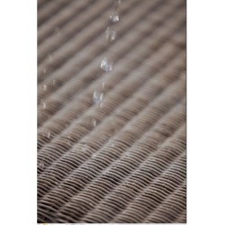 Canapé de jardin 2 places Zenith en résine fine coloris Poivre