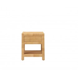 Table de chevet rotin et cannage SAIGON
