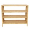 Etagère console Saigon en éclisse de rotin naturel