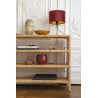 Etagère console Saigon en éclisse de rotin naturel