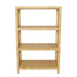 Etagère haute Saigon en éclisse de rotin naturel